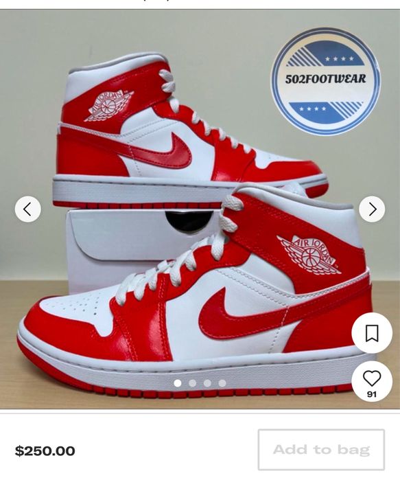 NIKE AIR Jordan 1 MID RETRO .Номер 37.5