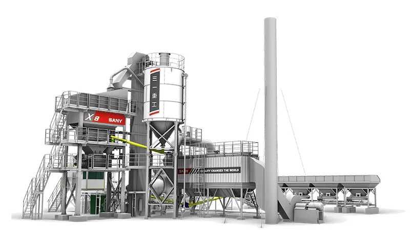 Асфальт смесительный завод 120 т/ч SLB1500X8 от SANY