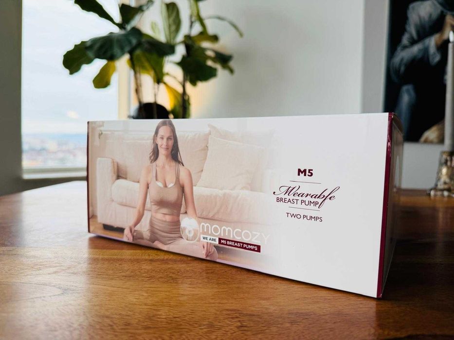 Pompa sân portabilă dublă Momcozy M5 –ca noua, nefolosita, in garanție