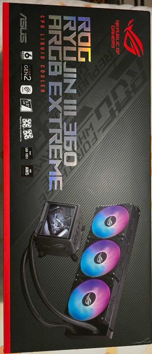 Asus ROG RYUJIN III 360 ARGB Extreme – AIO 360mm – LCD 3.5"