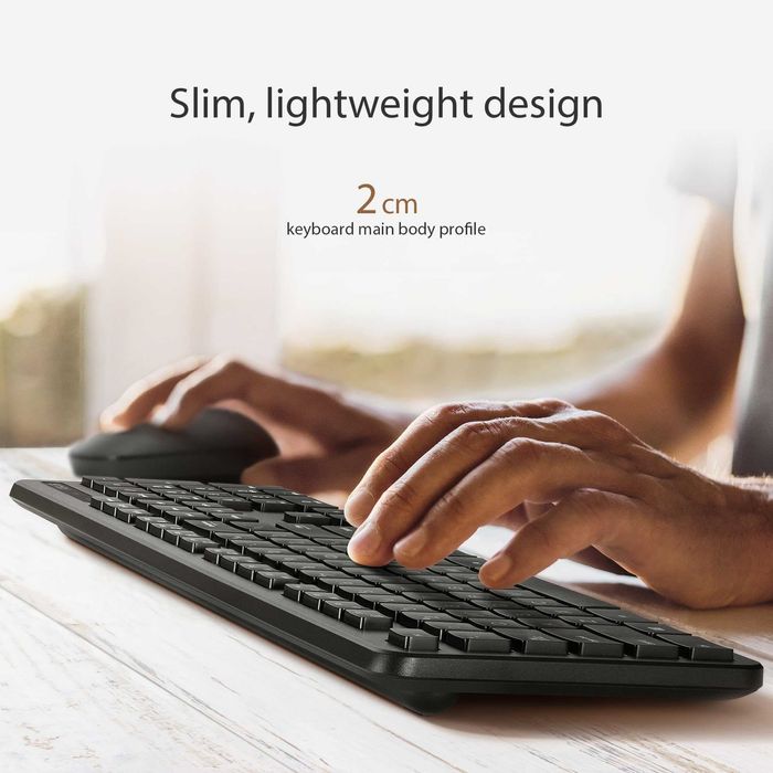 Комплект беспроводной клавиатуры и мыши ASUS CW100