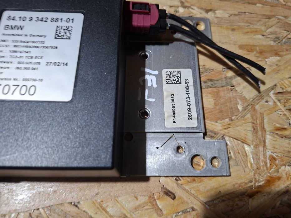 Modul Telematic Combox TCB ECE BMW F10 F20 F30 F15 - Cod 9342881