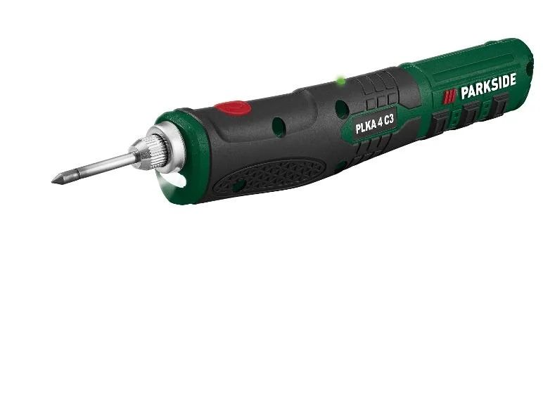 Акумулаторен поялник със станция Парксайд, Поялник 4V PARKSIDE