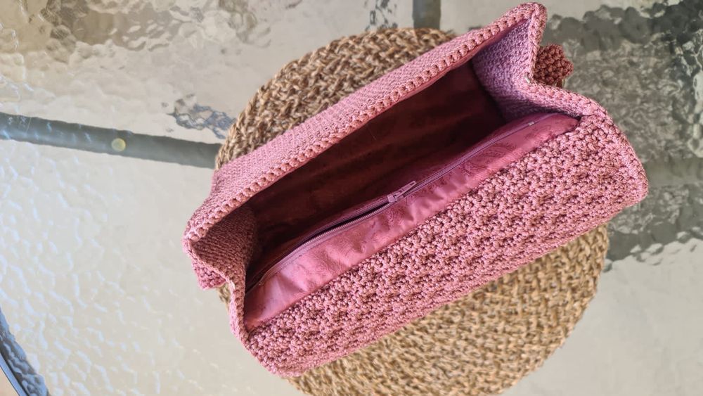 Сумки вязаные, ручная работа.