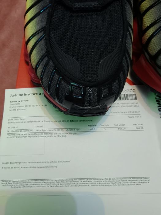 Vând Nike shocs tl
