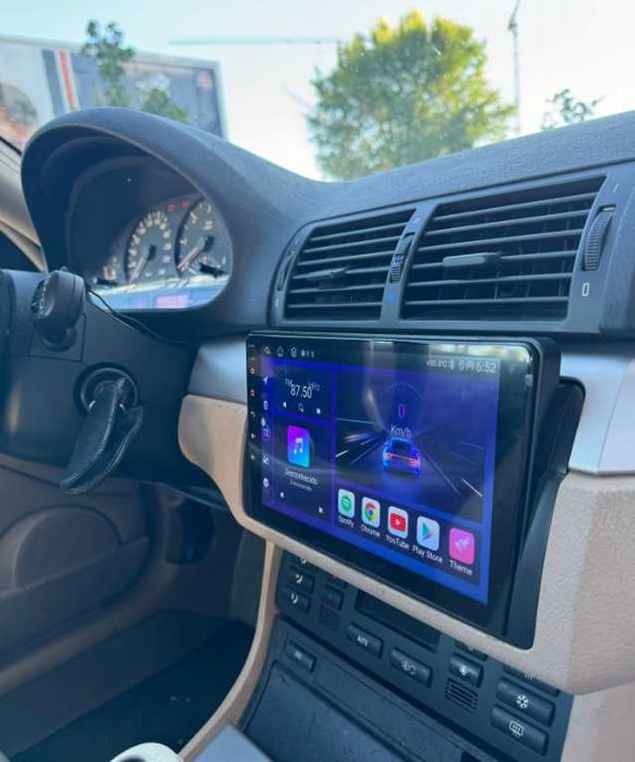 Navigatie Android Dedicata BMW Seria 3 E46 - Carplay QLed DSP