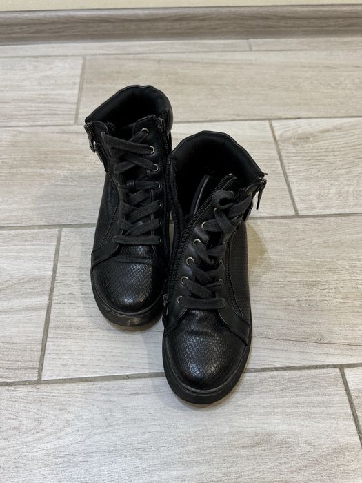 ботинки черные демисезон