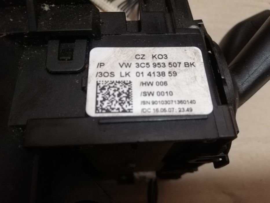 Ansamblu manete semnalizare stergatoare cu tempomat vw passat b6