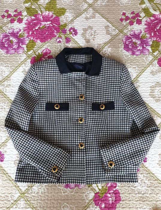 Sacou taior navy lana