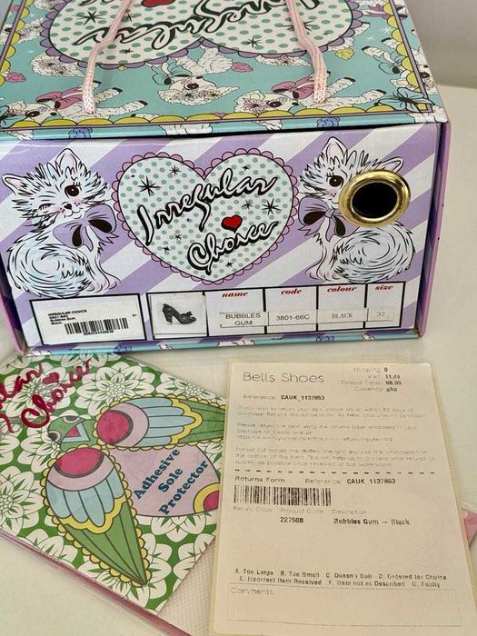 Официални дамски обувки Iregular choice, Bubblegum, номер 37