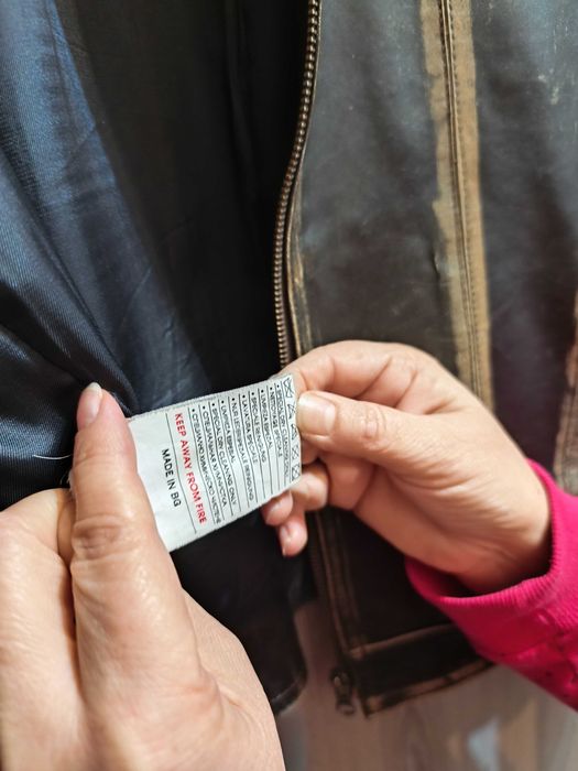 продавам мъжко кожено яке