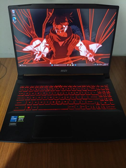 Laptop MSI, RTX 3050 4GB , i5-13450h + Cooler