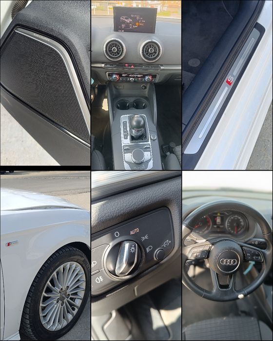 Audi A3 2018 SLine /B&O/S tronic/53000 km ușor avariat