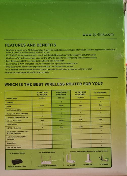 Роутер TP LINK TL-WR841N
