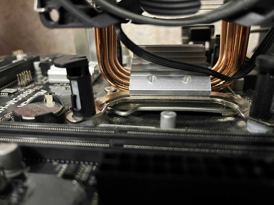 Дъно+процесор+охладител Intel I3-9100F/Asrock H310CM-HDV/M.2/be quiet