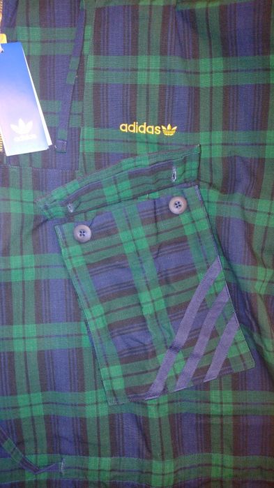 Jacheta barbati Adidas Originals, noua, bumbac, L, WindBreaker, verde