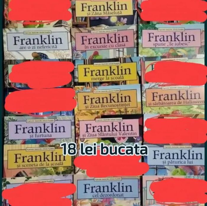 Carti Jurnalul unui puști,Franklin,Copacul cu etaje și altele