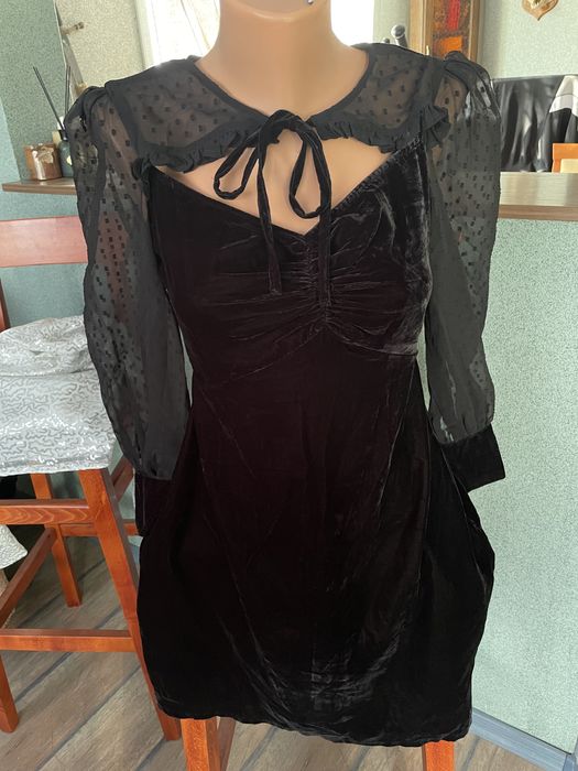 Дамска черна рокля