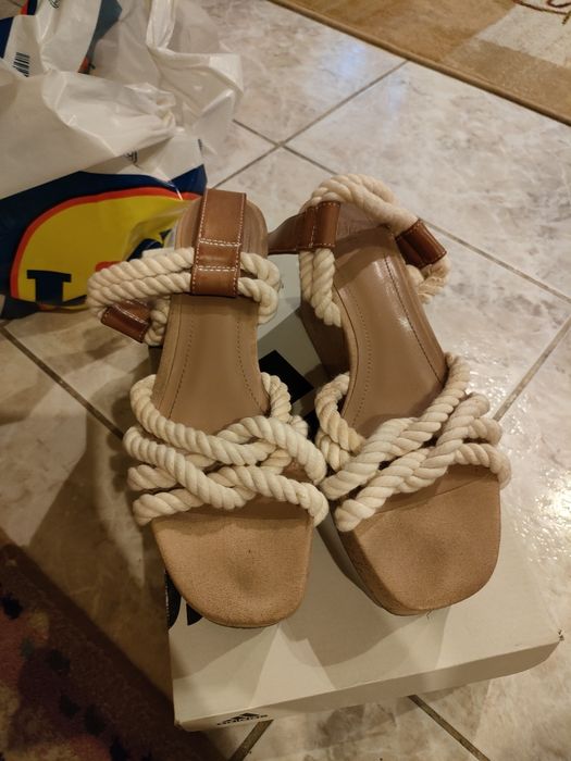 Sandale cu platformă, H&M, mărimea 38