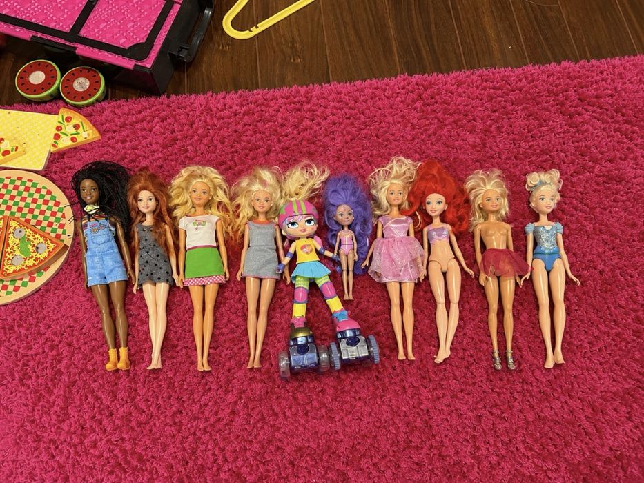 Set 10 papusi Barbie Disney Little Poney