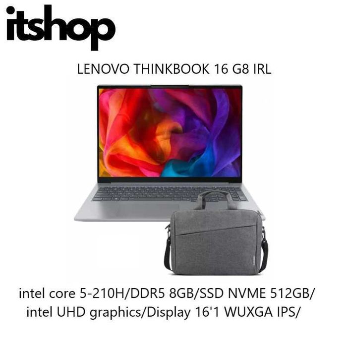 Lenovo Thinkbook G8 IRL Core 5 210H/8/512/Display 16' FHD+/+Bag