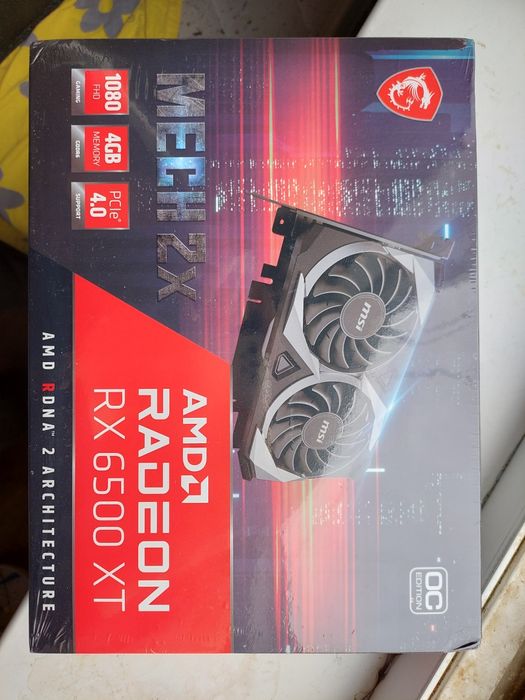 AMD Radeon RX6500XT GDDR6 6nm доставка 35 тыс