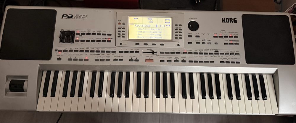 Korg pa 80  Клавир