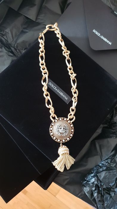 Dolce & Gabbana оригинално колие, за подарък, ново, Долче Габана D G
