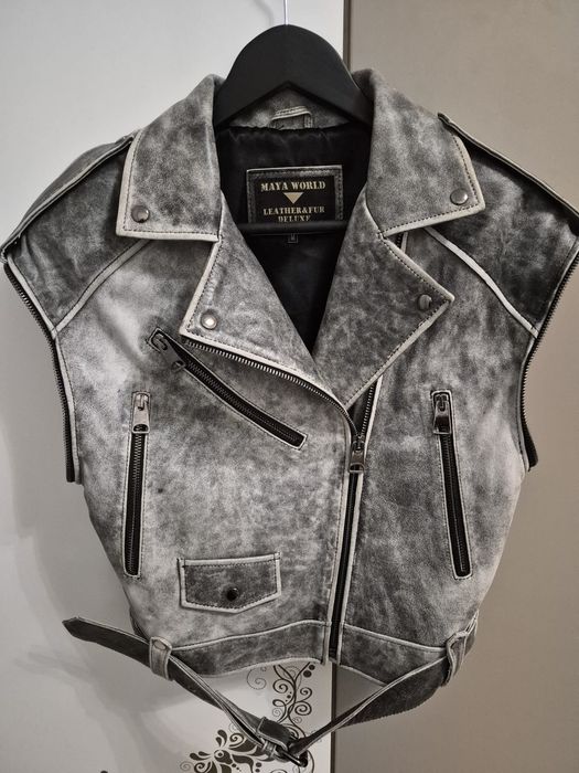 Geaca de piele dama Maya World