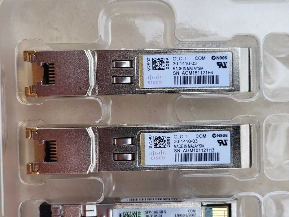 Cisco GLC-t / SFP-10g-sr-s / GLC-sx-mmd