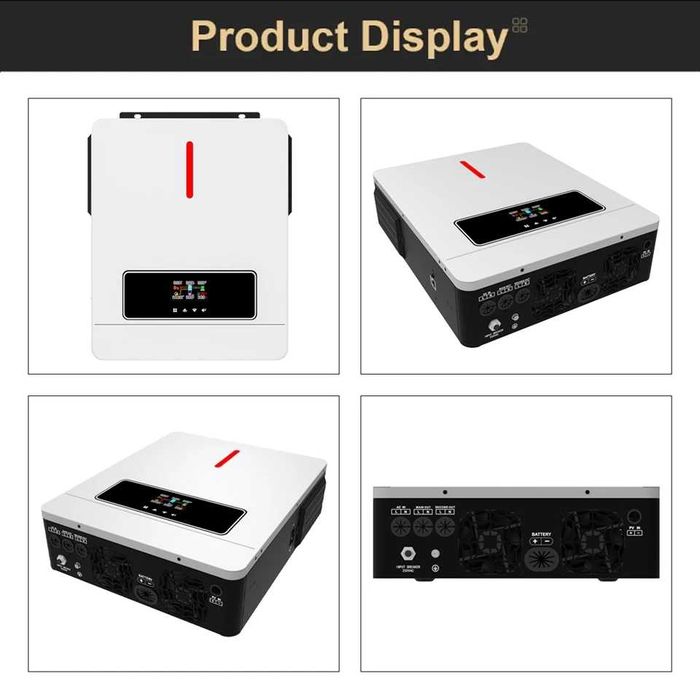 Hibrid solar Invertor Anenji 6,2k, 6200W 48V wifi, mppt, BMS