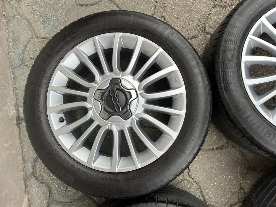 Jante aliaj 5x110mm, anvelope vara 215/55 R17, Fiat 500X, Opel  Zafira Signum Vectra Astra H