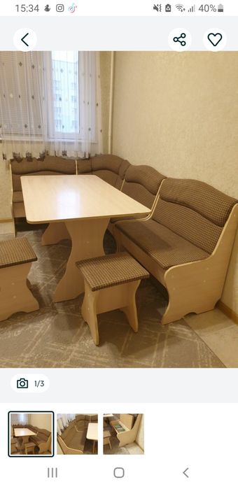 Продам угловой стол комплект