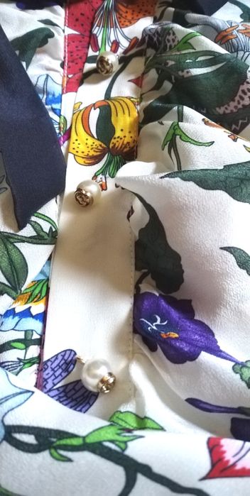 Gucci шёлковое платье