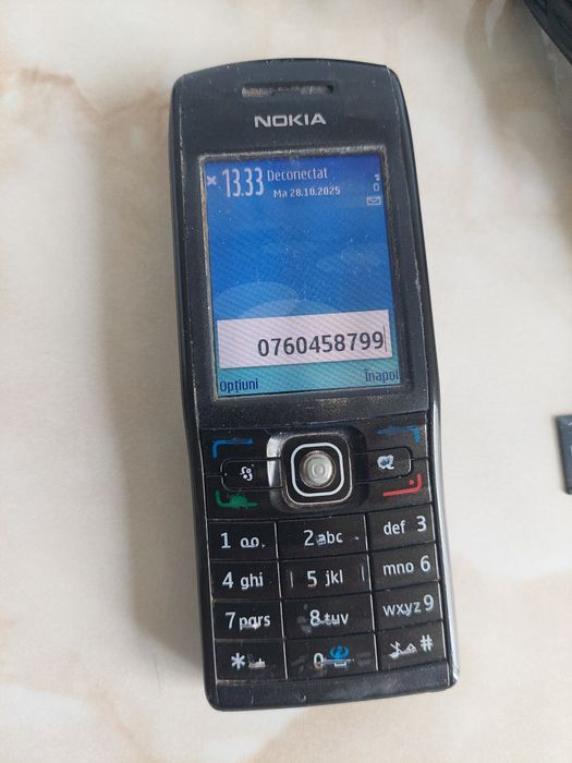 Vând Nokia E50 Black, în stare generală bună + card + încărcător /poze
