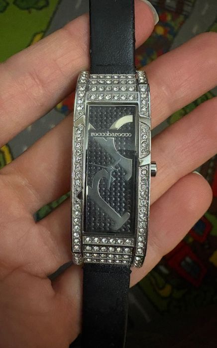 Ceas RoccoBarocco cu cristale Swarovski