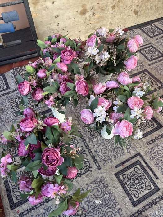 Искустывенные цветы 5шт