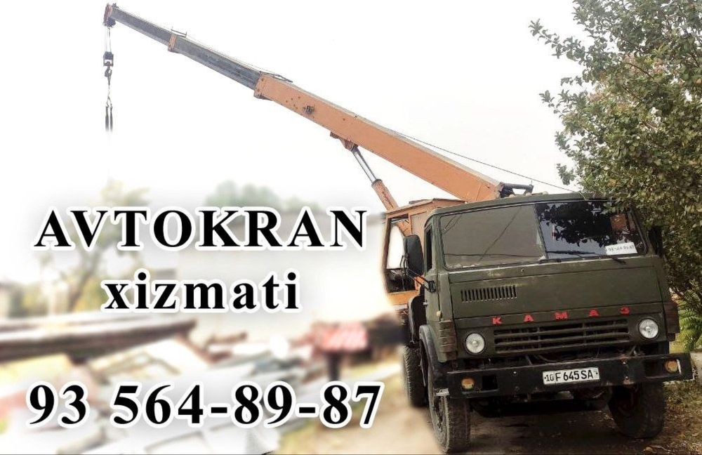 avtakran xizmati 16 25 35 ton toshkent