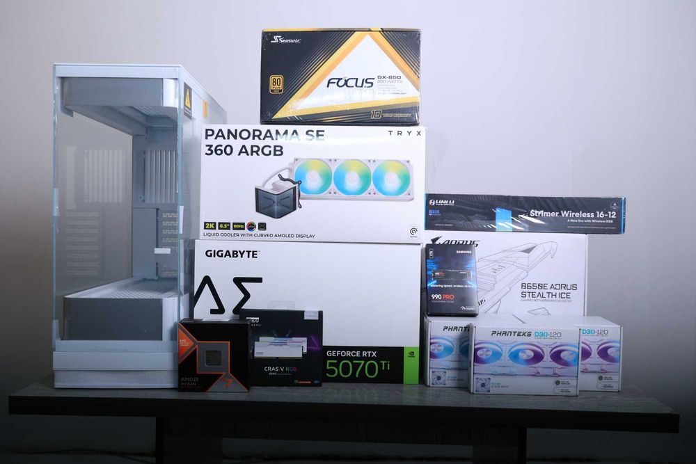 Топовая белая сборка в стиле минимализм-ПК 2025 PC