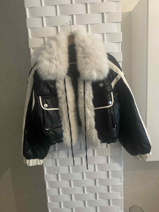 Кожено бомбер яке