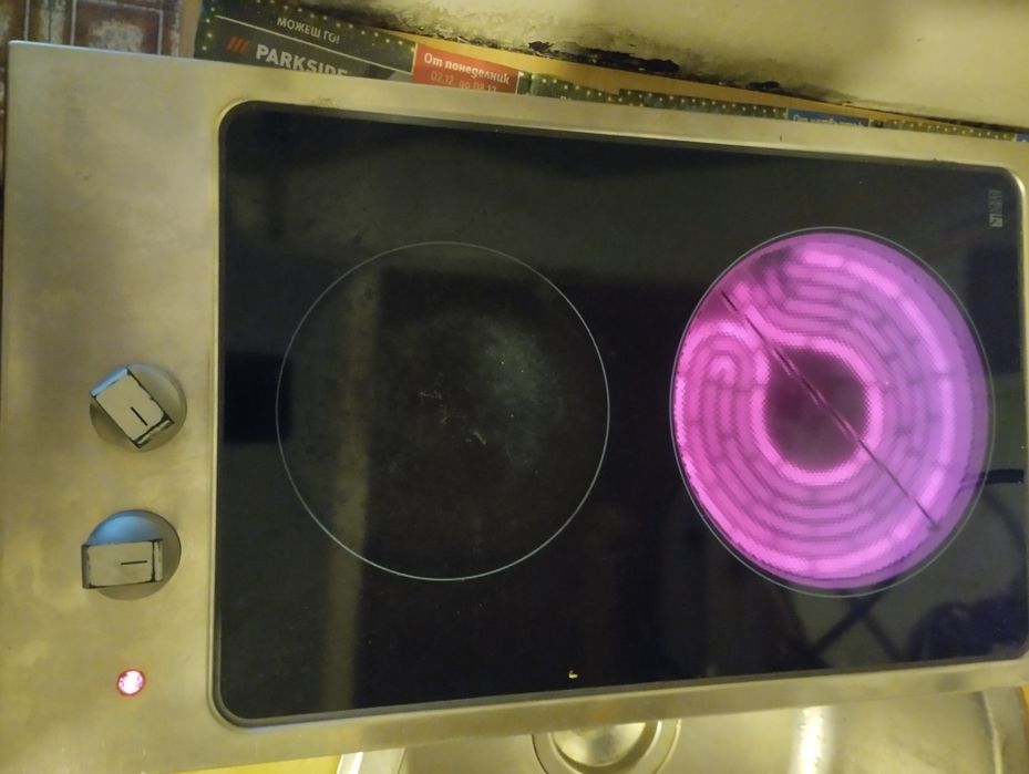 Двоен керамичен котлон за вграждане