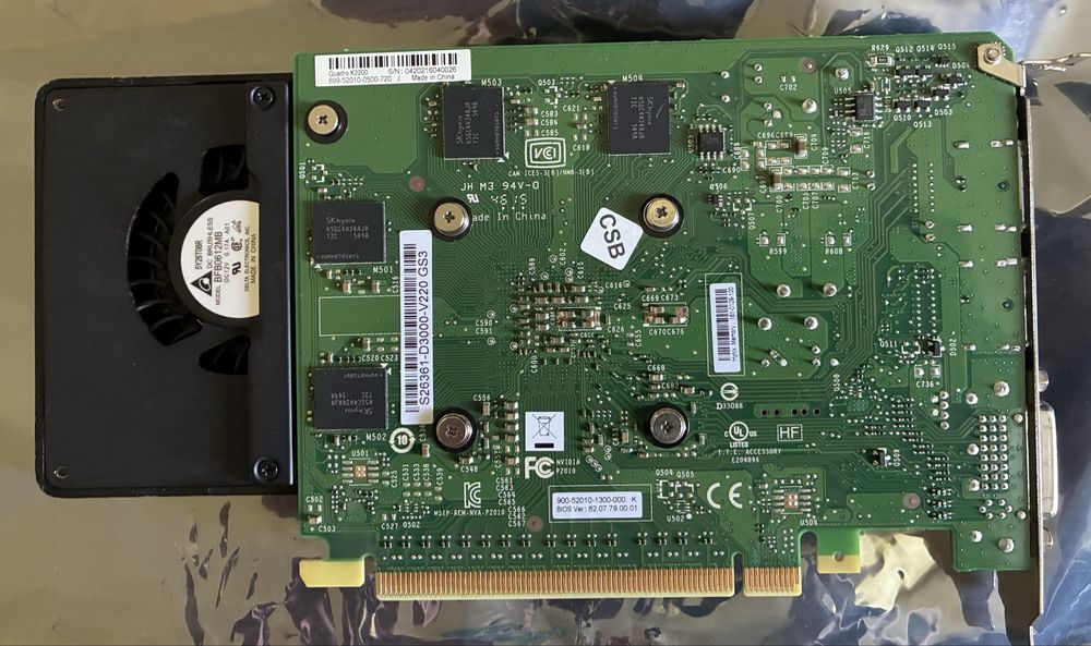 Nvidia Quadro K2200 (4Gb GDDR 5)