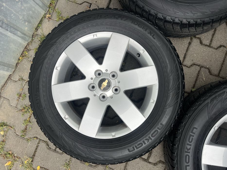 Jante aliaj 5x115mm, anvelope iarna 225/65 R17, Chevrolet Captiva, Opel Antara