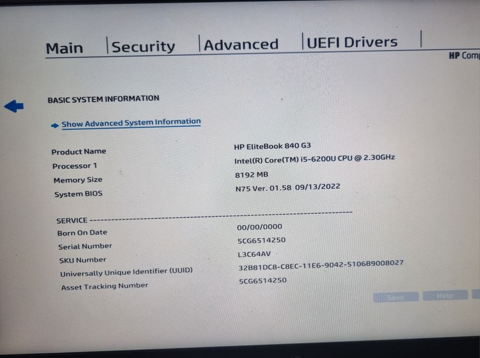 Dezmembrez HP Elitebook 840 G3 / G4