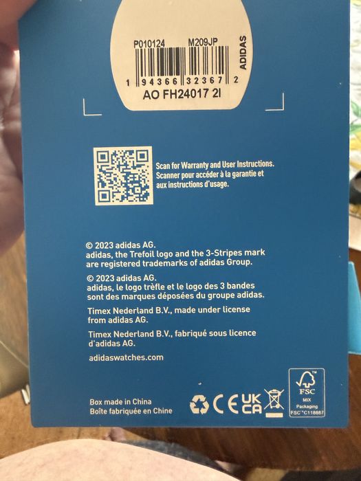 Часовник Adidas