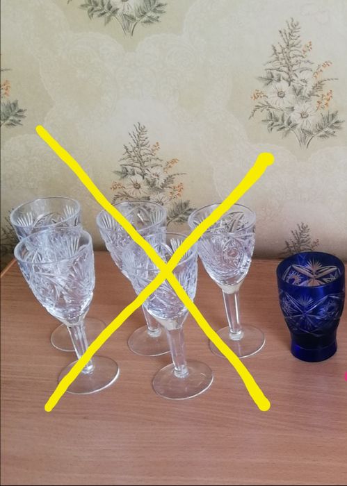 Продам хрустальные рюмки, СМ ФОТО