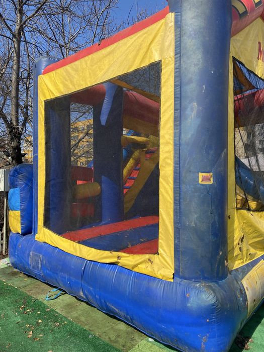 Надуваем Батут Пързалка 6 на 6 метра