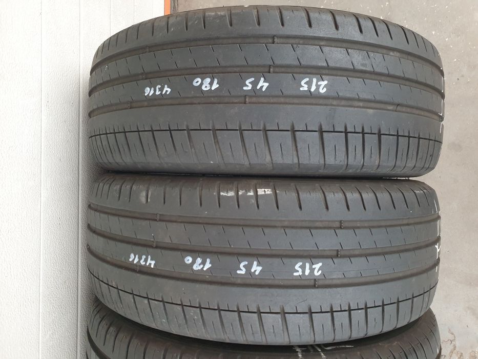 Летни гуми 4 броя MICHELIN PilotSport3 215 45 R18 дот 4316