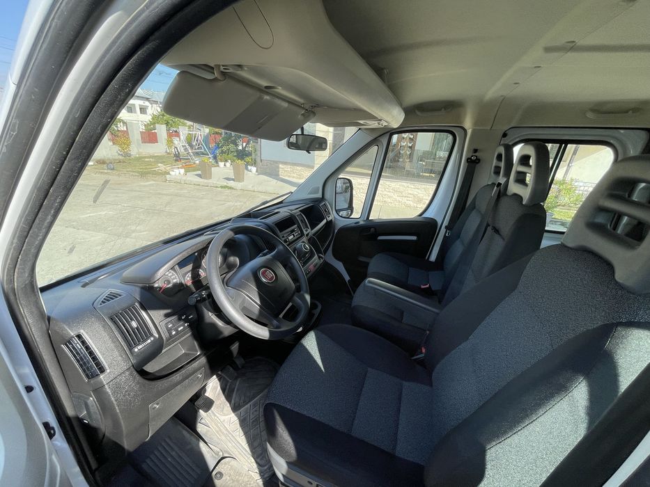 Fiat Ducato Maxi 7 Locuri Cabina dubla cu bena mare maxi