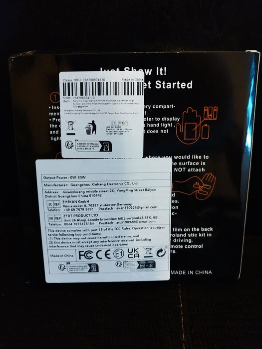 ПРОМОЦИЯ LED Ръка за автомобил или витрина